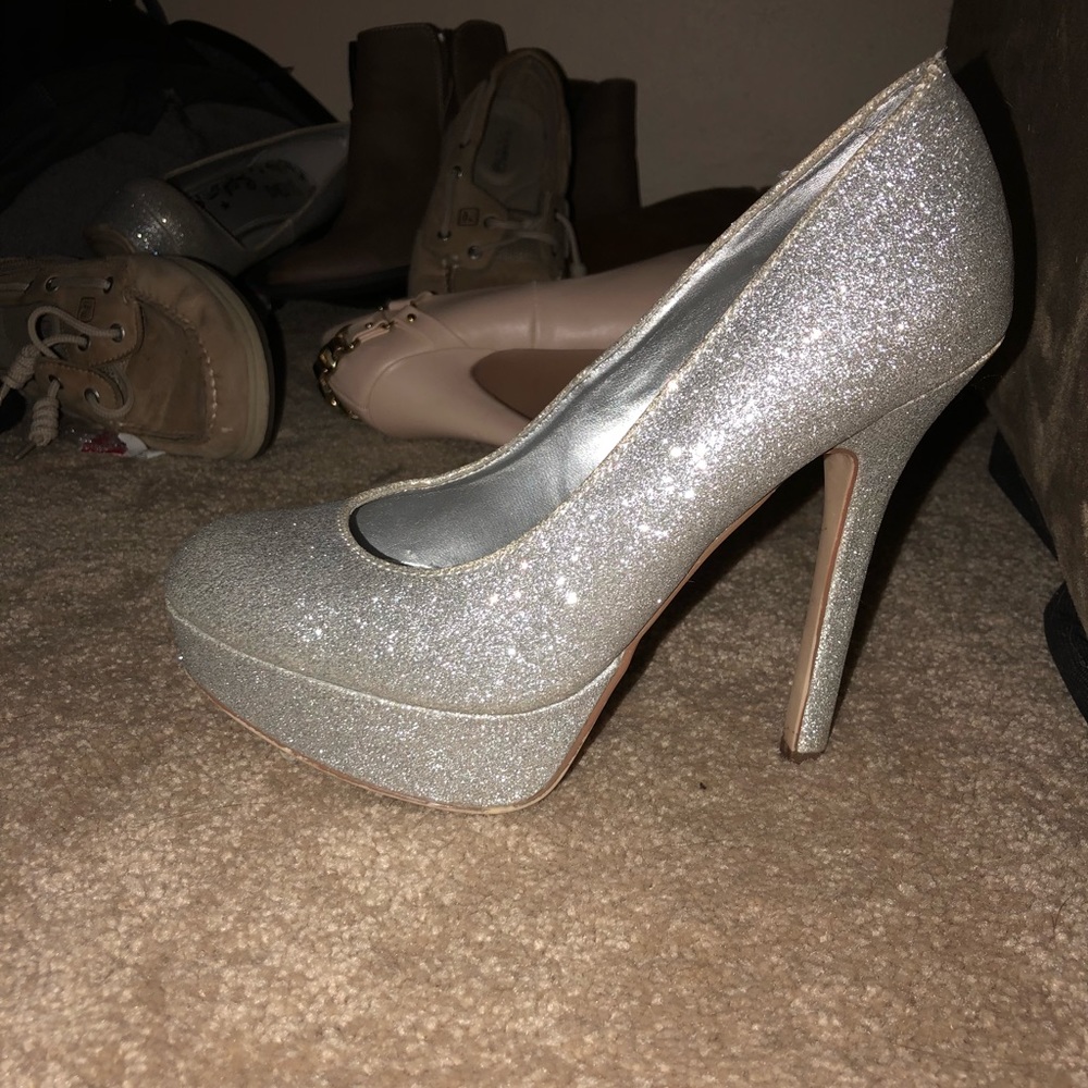 Silver heels